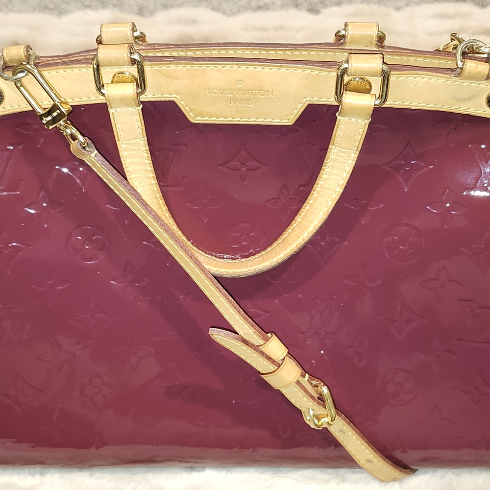 Louis Vuitton Rouge Fauviste Vernis Brea MM Crossbody Bag